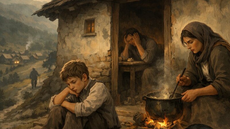 Analiza odloma iz Na klancu Ivana Cankarja: življenje Mihovih in odzivi na revščino