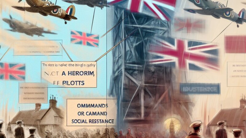 Bitka za Anglijo 1940: strateške poteze, tehnološki napredek in družbeni odpor