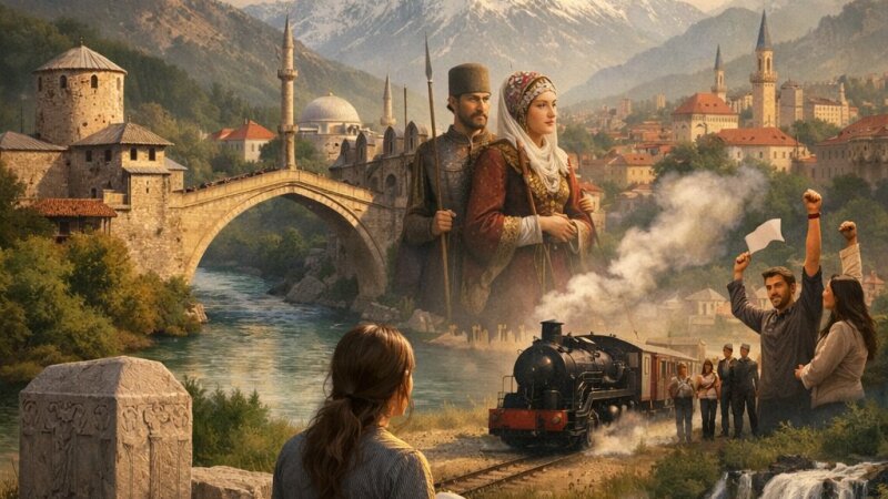 Bosna skozi zgodovino in kulturno raznolikost Balkana