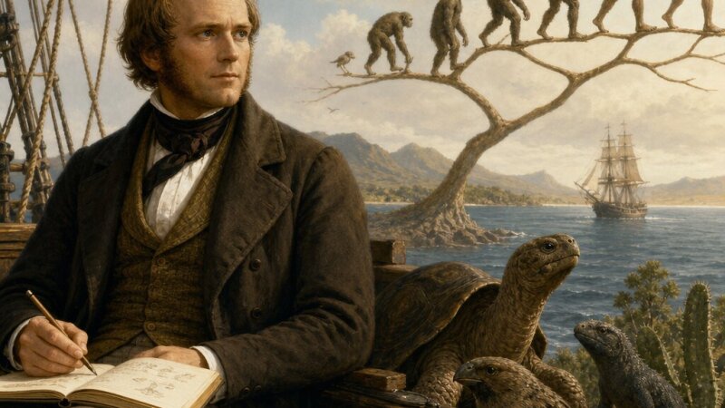Charles Darwin in evolucija: življenje in teorija naravnega izbora
