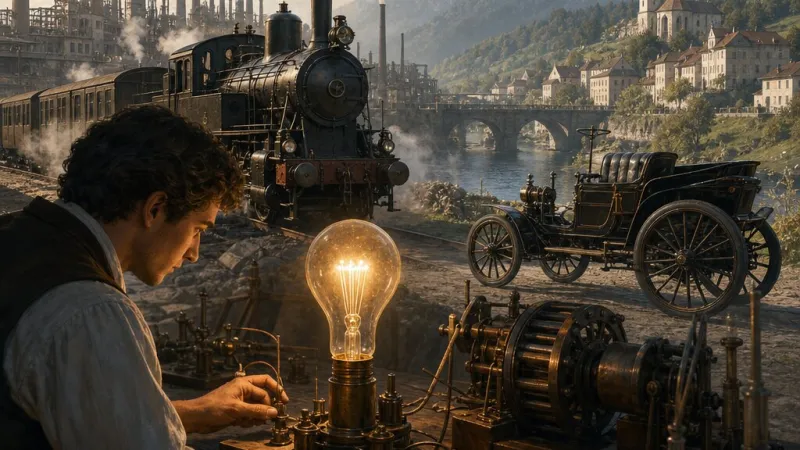 Druga industrijska revolucija in ključni izumi