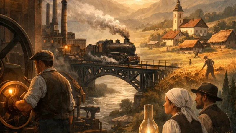 Druga industrijska revolucija: razvoj in vpliv na družbo in gospodarstvo