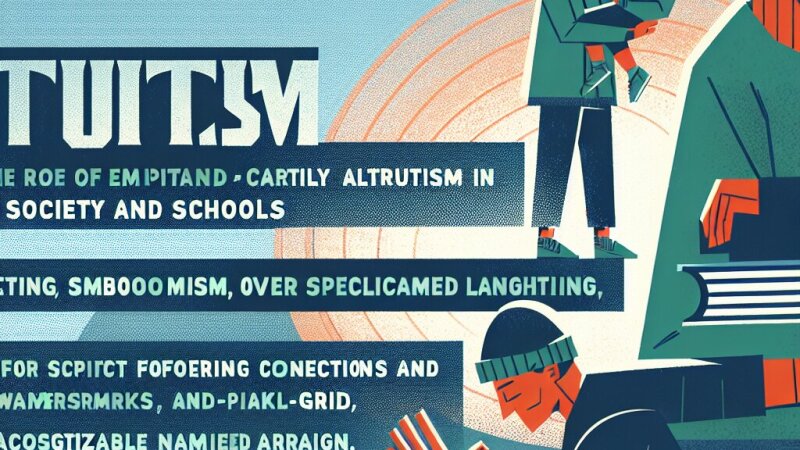 Empatija in altruizem: vloga v povezovanju družbe in šole