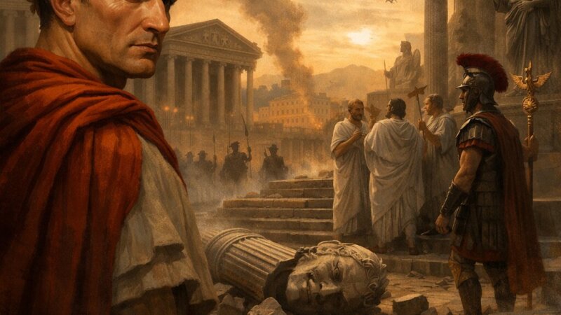 Gaj Julij Cezar in razpad republikanskih institucij v Rimu