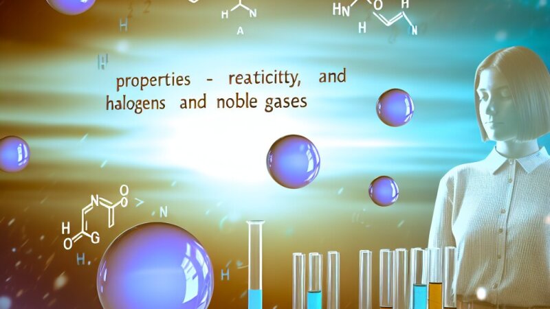 Halogeni in žlahtni plini: lastnosti, reaktivnost in uporaba