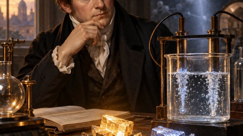 Humphry Davy: življenje, odkritja in razvoj elektrokemije