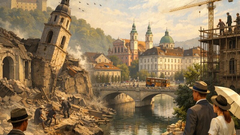 Ljubljanski potres 1895: Prelomnica v zgodovini mesta in njegovega razvoja