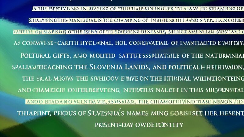 Oblikovanje slovenskih dežel: narava, oblast in narodna volja