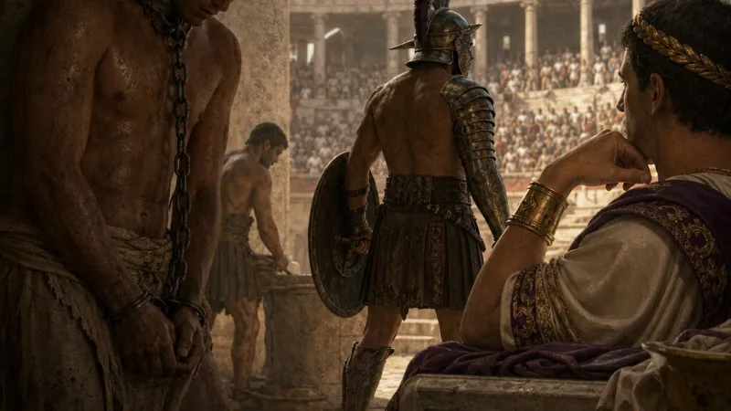 Položaj rimskih sužnjev in gladiatorjev v antični družbi