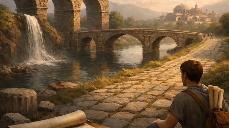 Pomembnost rimske gradnje in infrastrukture v zgodovinskem kontekstu