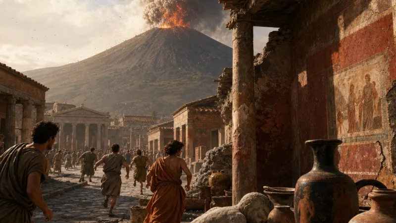 Pompeji: mesto, ki ga je uničil Vezuv in ohranil čas