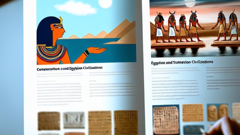 Primerjava egipčanske in sumerske civilizacije: zgodovinski pregled