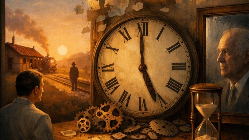 Razumevanje časa v delu Jorgeja Luisa Borgesa: analiza zgodbe Jug