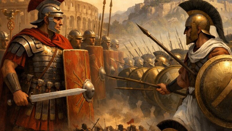 Razvoj in pomen rimske ter grške vojske v antiki