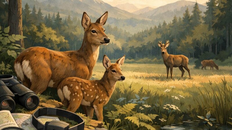 Srna v Sloveniji: ekologija, vedenje in njen pomen v naravi