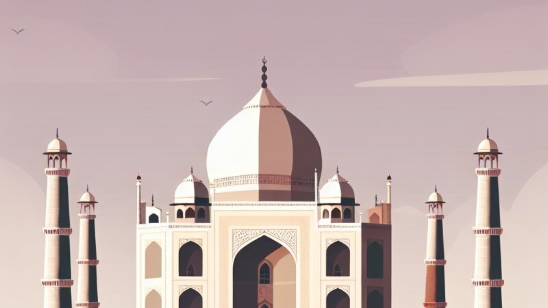 Taj Mahal: spomenik ljubezni, moči in mogulske arhitekture