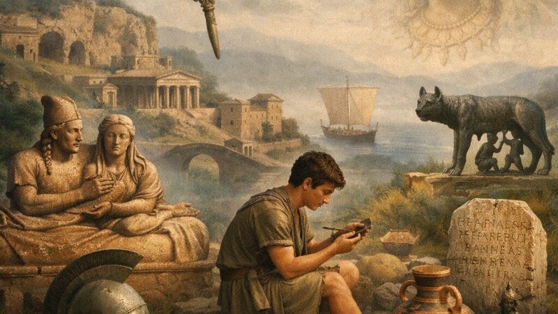 Vpliv in skrivnosti etruščanske civilizacije v antični Italiji