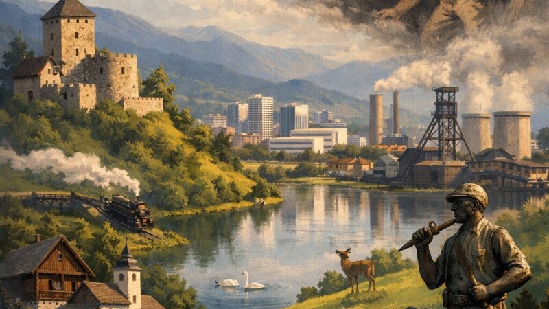 Zgodovinski razvoj Šaleške doline, Velenja in Šoštanja