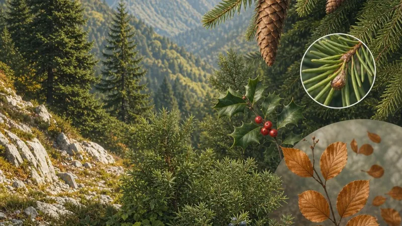 Zimzelene rastline v Sloveniji